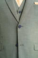 Miami Sage Three Piece Suit