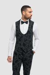 Georgi Floral Three Piece Suit