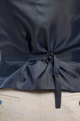 Lennox Navy Double Breasted Waistcoat
