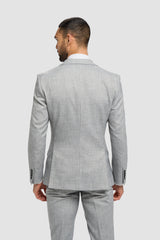 Malibu Grey Three Piece Suit