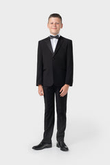 Boys Malibu Tuxedo Black Two Piece Suit