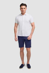 Matera White Short Sleeve Shirt