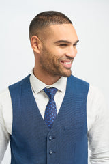 Miami Blue Waistcoat - House of Cavani