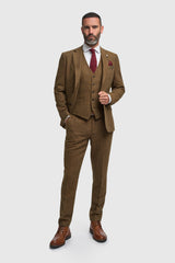Thomas Brown Tweed Three Piece Suit