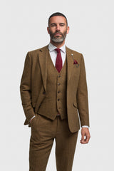 Thomas Brown Tweed Three Piece Suit