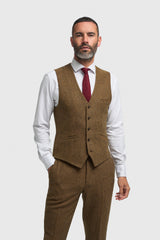 Thomas Brown Tweed Three Piece Suit