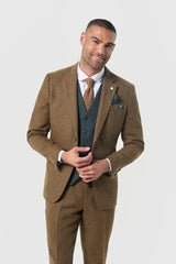 Thomas Brown with Olive Waistcoat