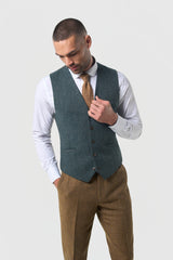 Thomas Brown with Olive Waistcoat