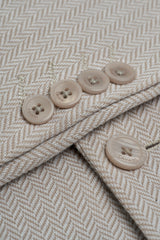 Vasco Beige Two Piece Suit