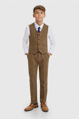 Boys Thomas Brown Suit