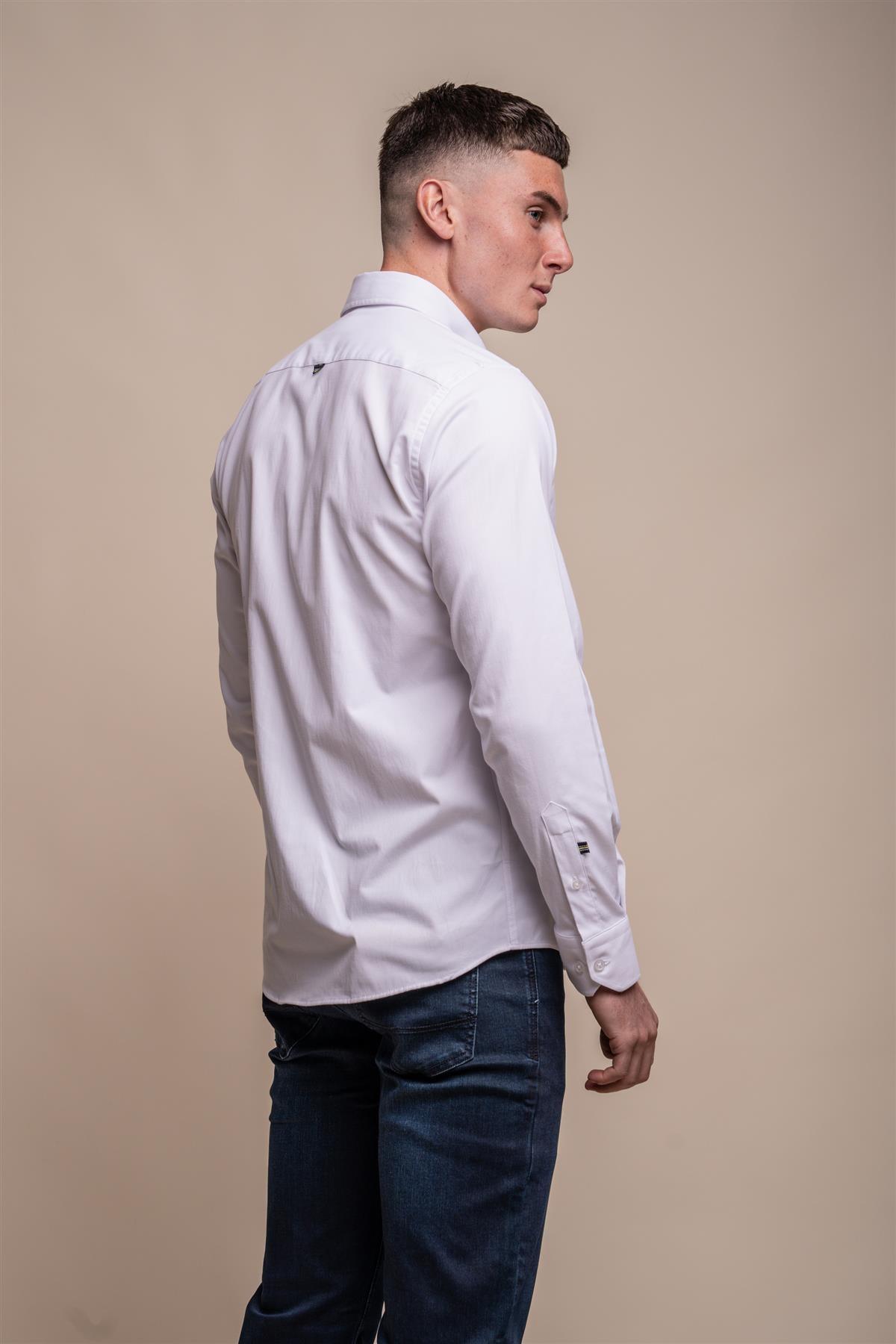 Tessa White Shirt Front