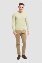 Savio Aloe Lightweight Crew Neck Jumper