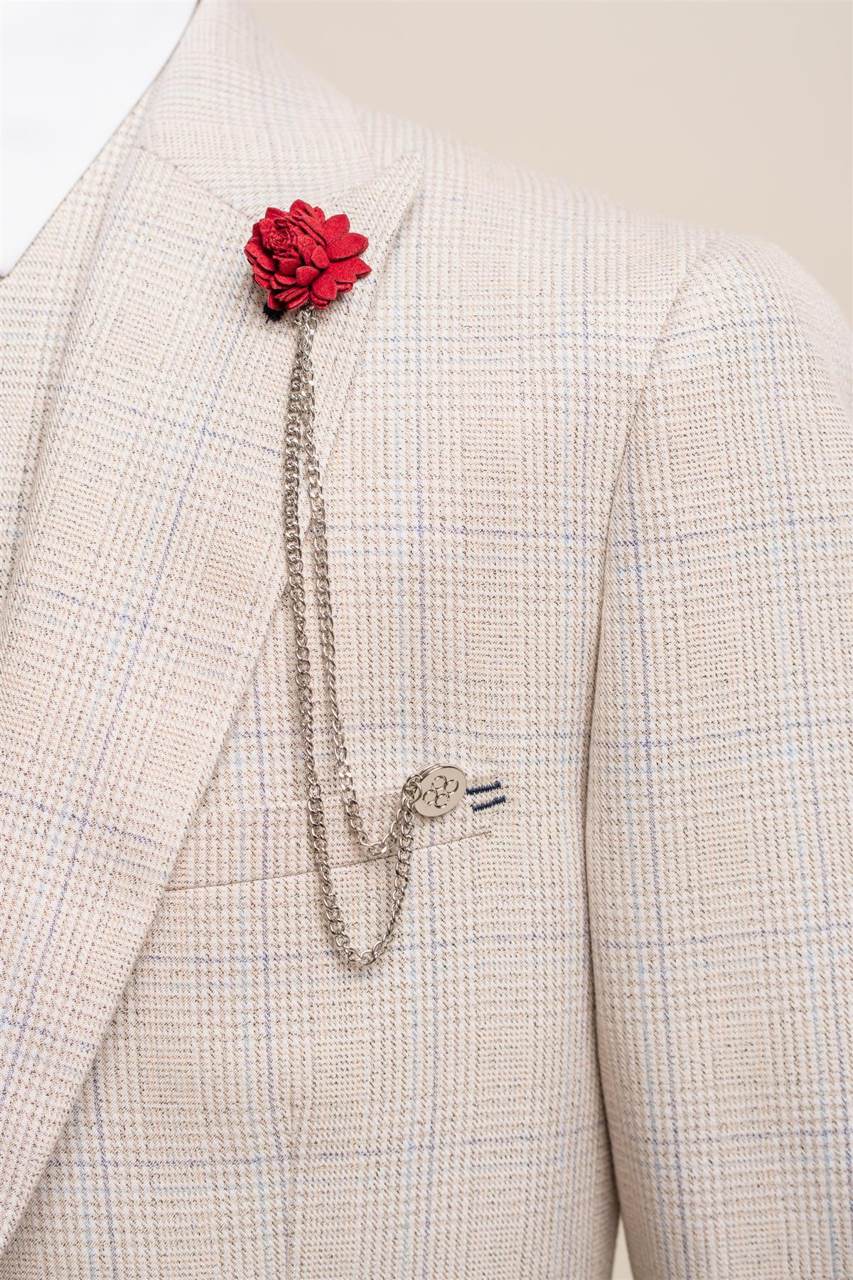 Cavani red flower chain