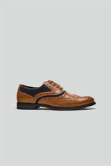 Boys Russel Tan/Navy Shoes