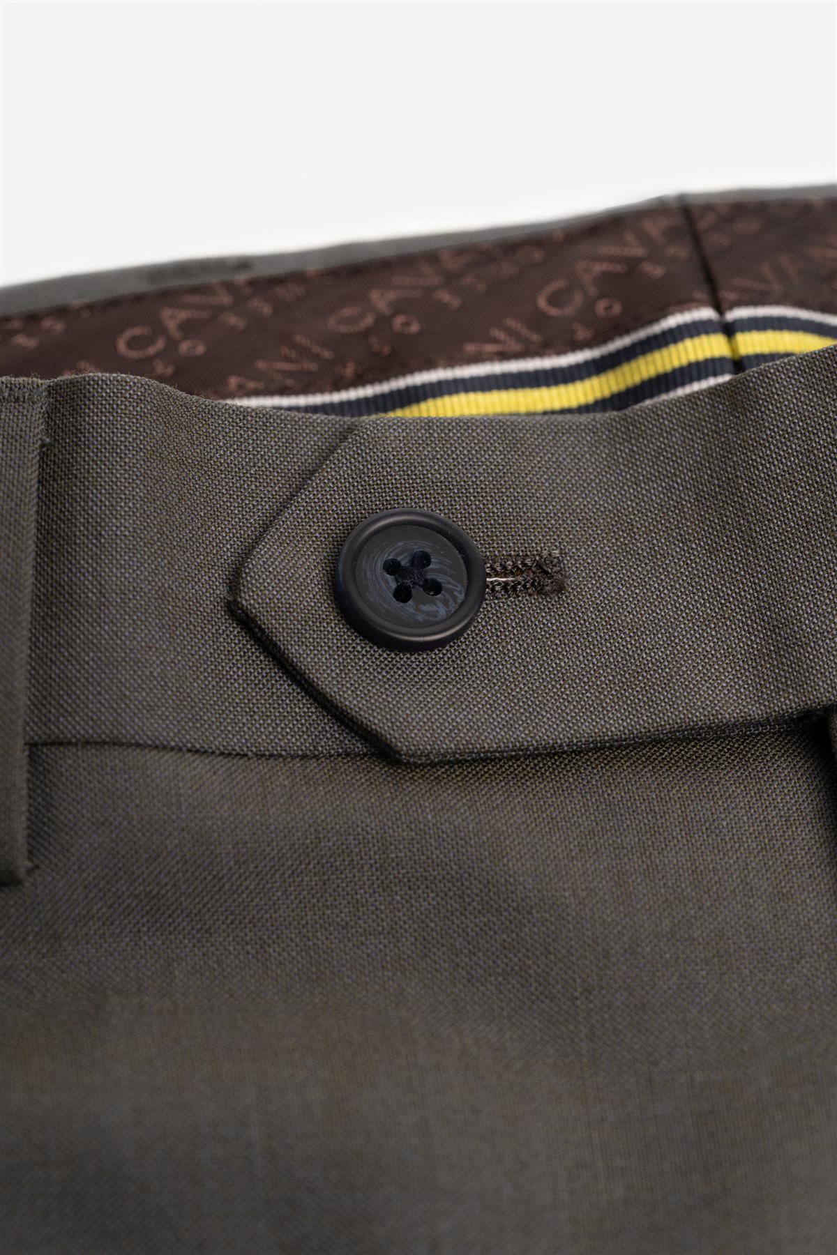 Bond Wool Rich Hazel Three Piece Suit - House of Cavani