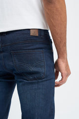 Elliot Navy Stretch Slim Fit Jeans