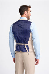 Miami Beige Waistcoat - House of Cavani