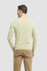 Savio Aloe Lightweight Crew Neck Jumper