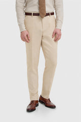 Malibu Beige Three Piece Suit - House of Cavani