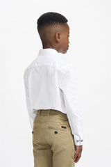 Boys Noble White Shirt - House of Cavani