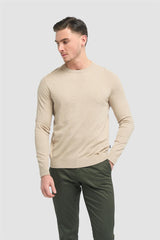 Savio Sand Lightweight Crew Neck Jumper