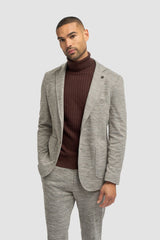 Columbus Taupe Two Piece Suit