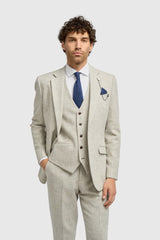 Thomas Pearl Tweed Three Piece Suit - House of Cavani