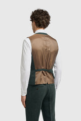 Thomas Lush Olive Tweed Three Piece Suit