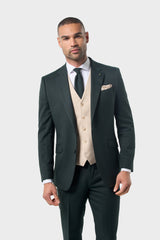 Malibu Forest with Beige Waistcoat