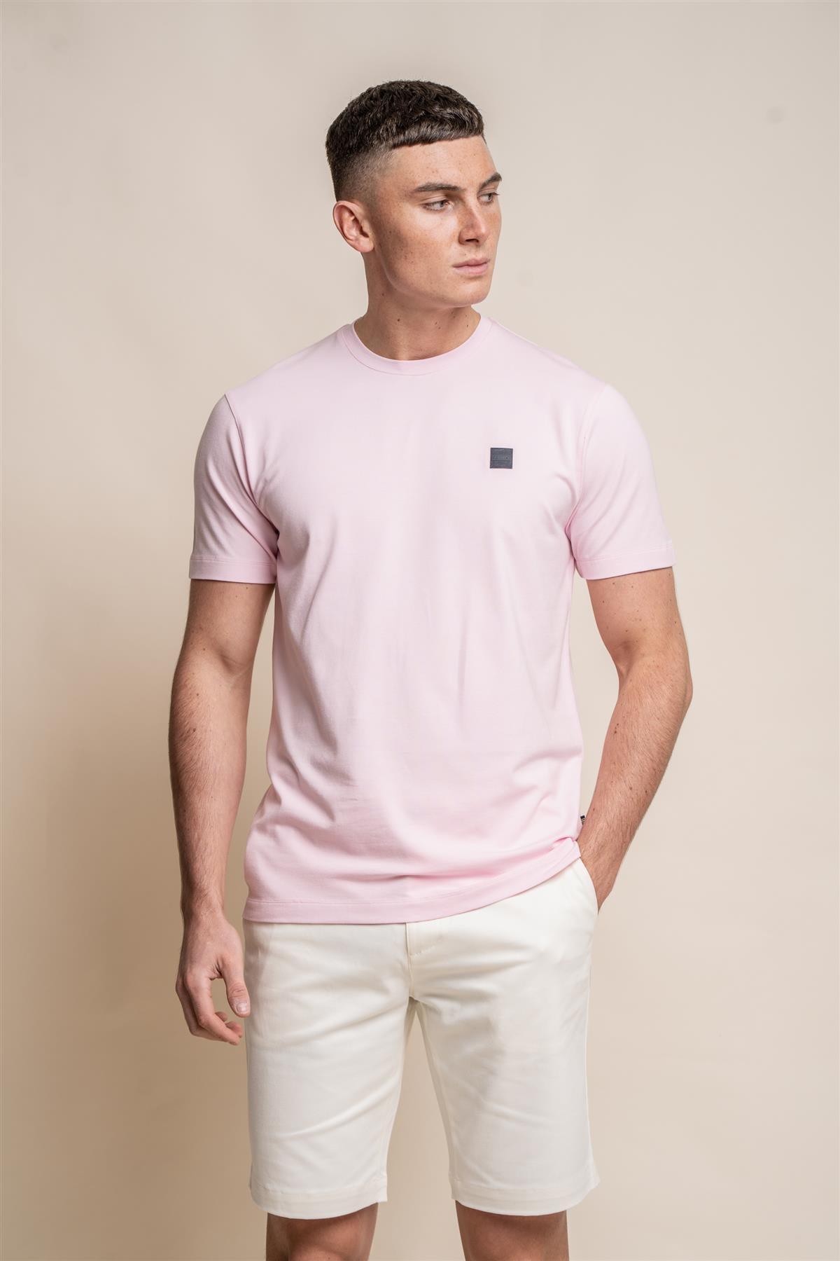 Bogart pink T-shirt front
