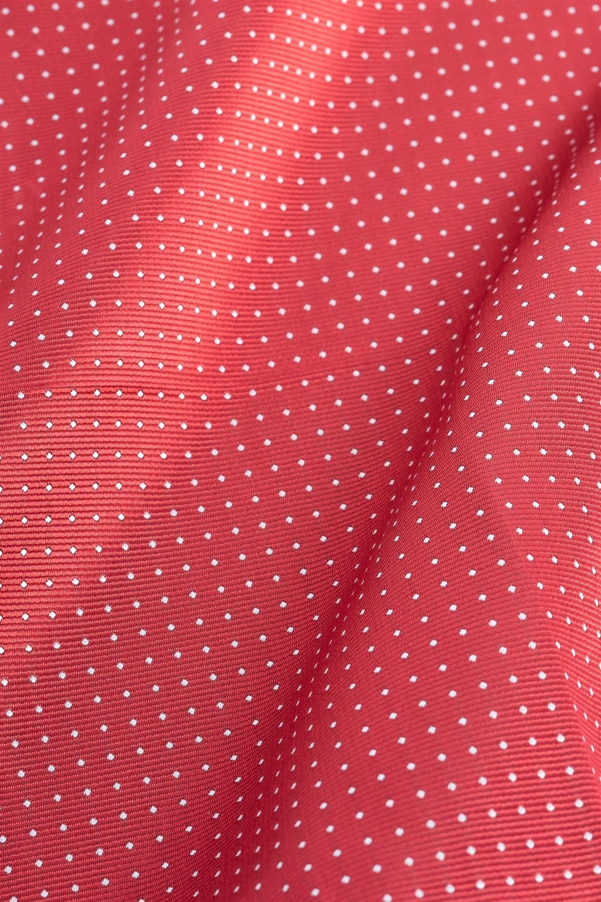 Cavani red dot pocket squre