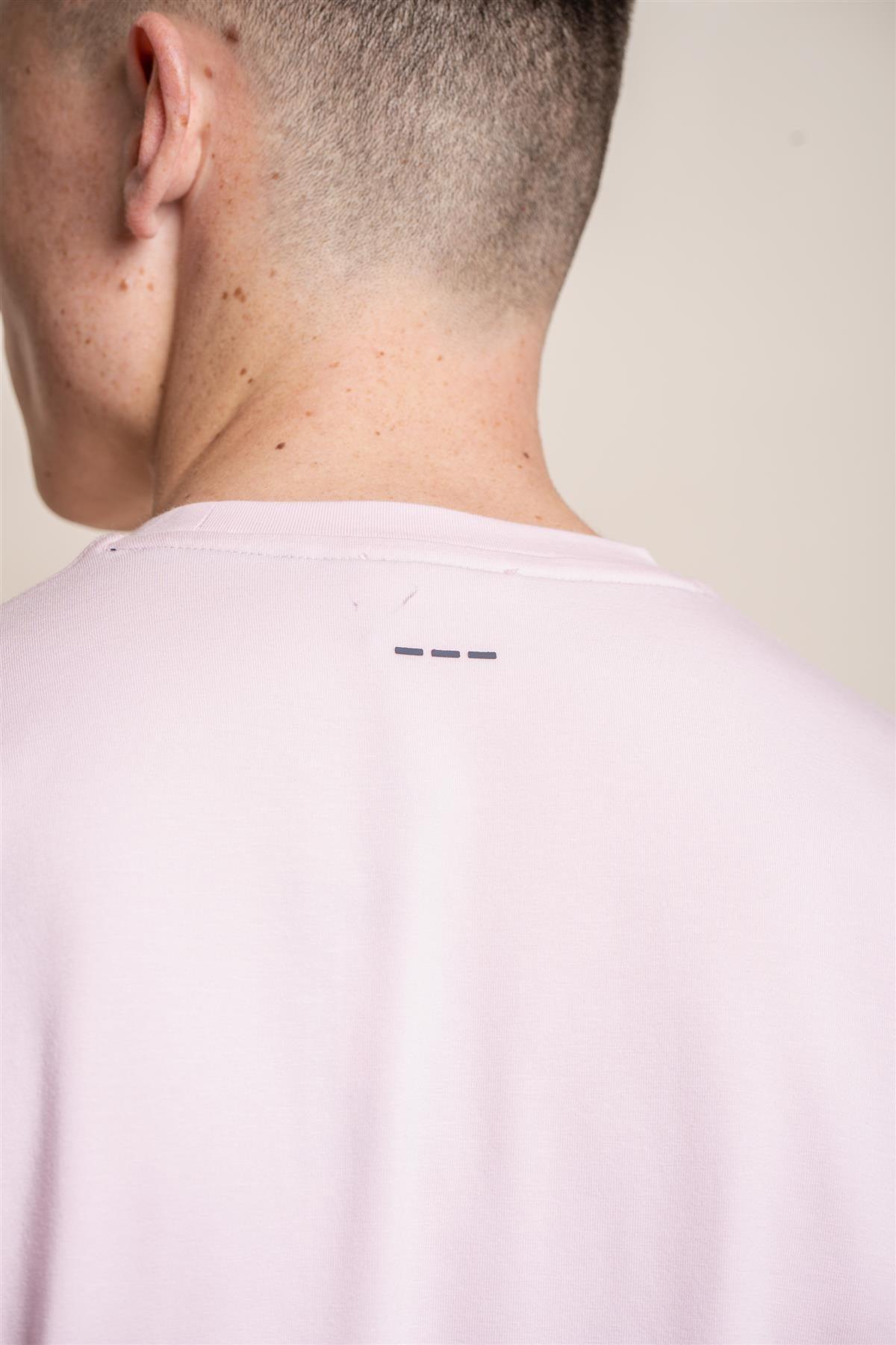 Bogart pink T-shirt back detail