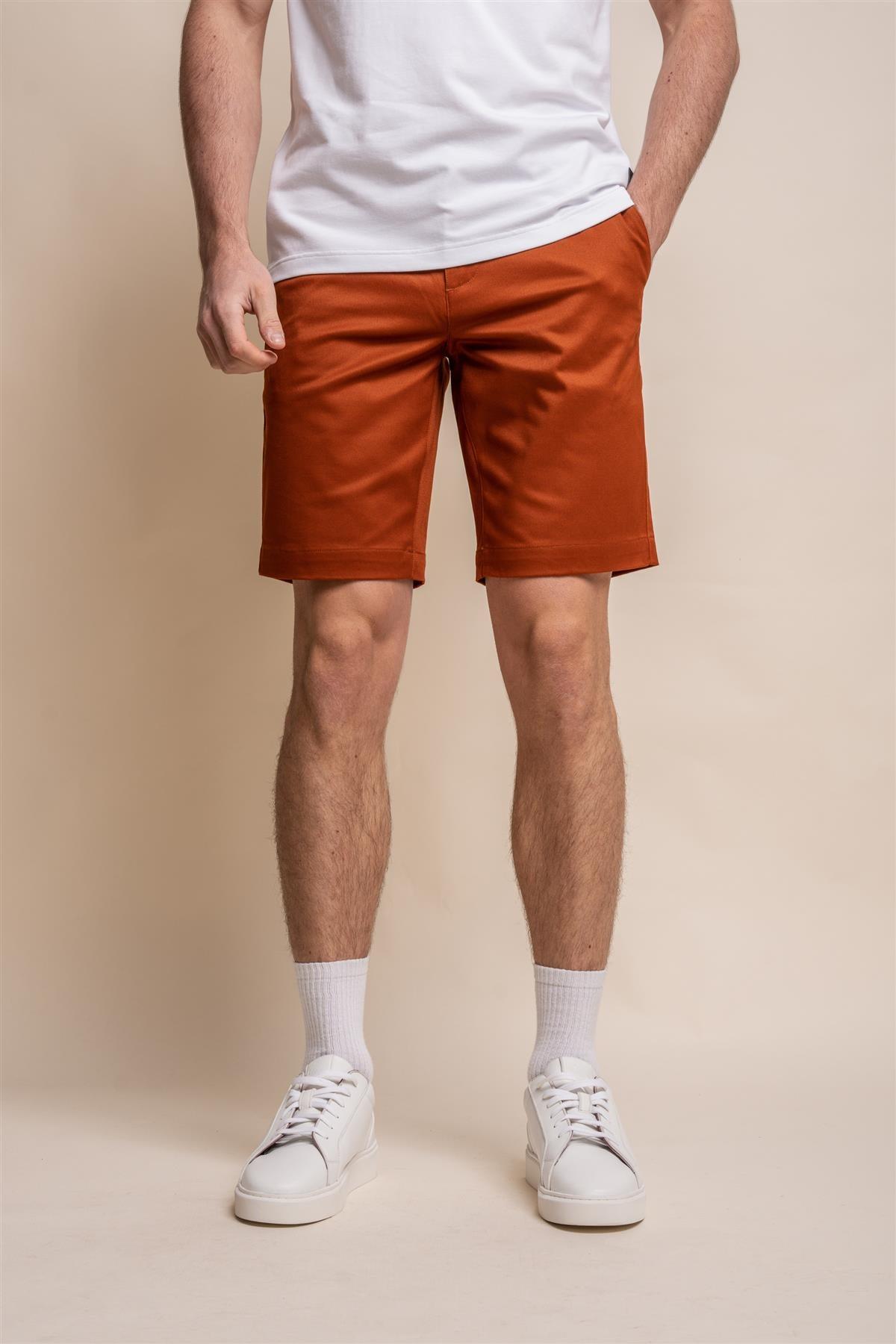 Dakota rust shorts front