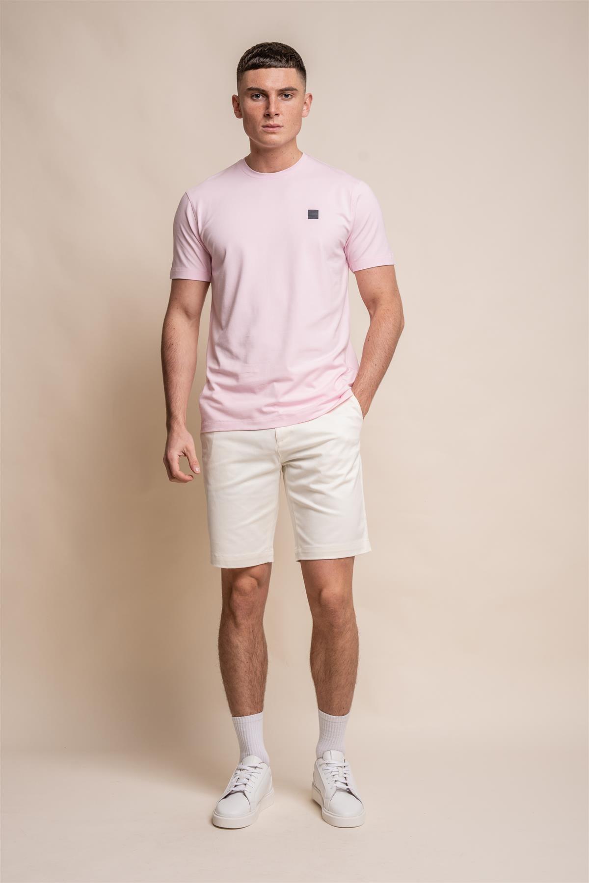 Bogart pink T-shirt front