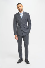 Bond Charcoal Double Breasted Blazer