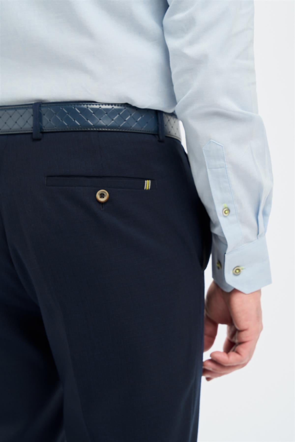 Tropez Navy Trouser