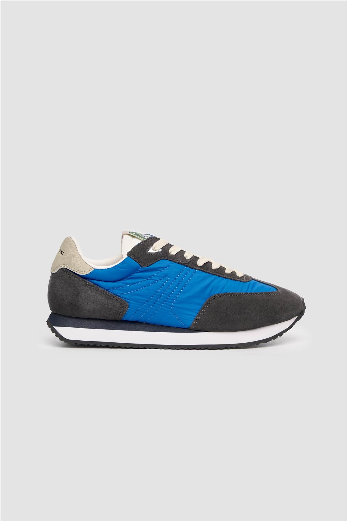 International Runner Blue Lightweight Nylon Trainer