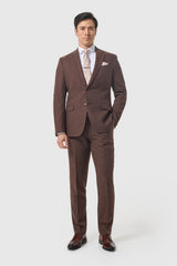Thomas Dark Mahogany Tweed Blazer