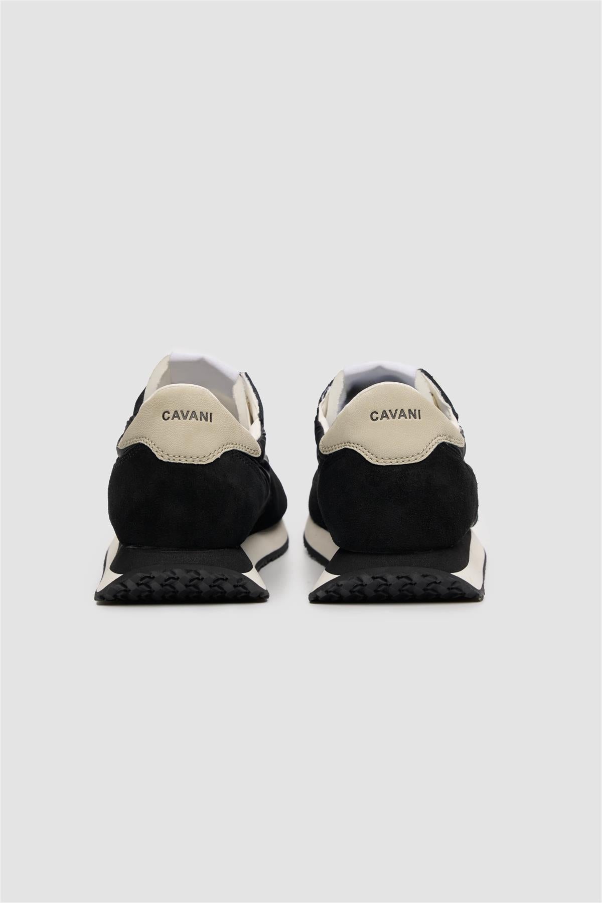 International Runner Black Lightweight Nylon Trainer
