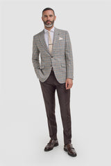 Pietro Beige Blazer - House of Cavani