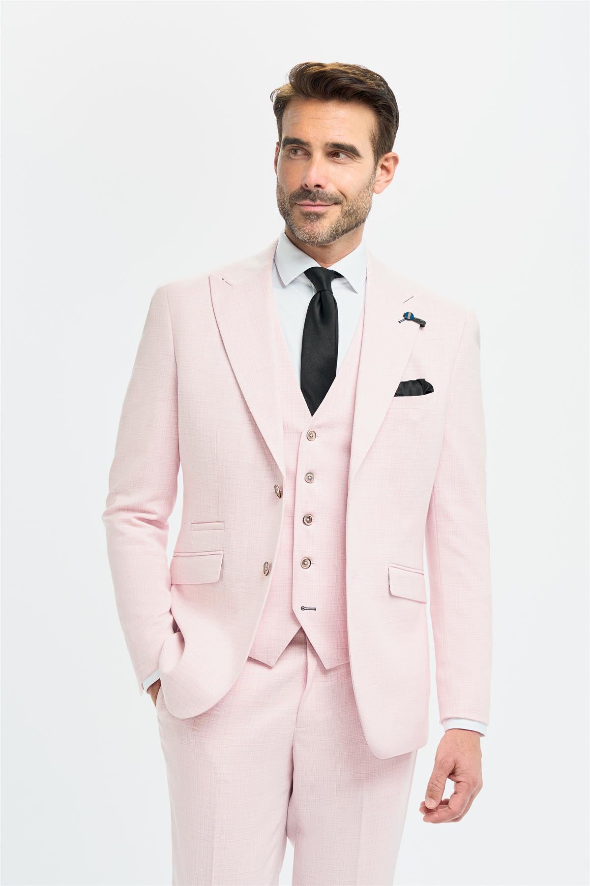 Tropez Mauve Three Piece Suit