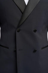 Aspen Navy Double Breasted Blazer