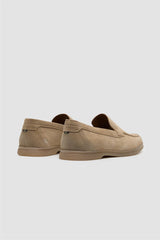 Breezy Sand Slip-On Suede Loafers