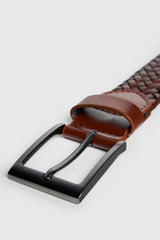 BT08 Woven Leather Belt