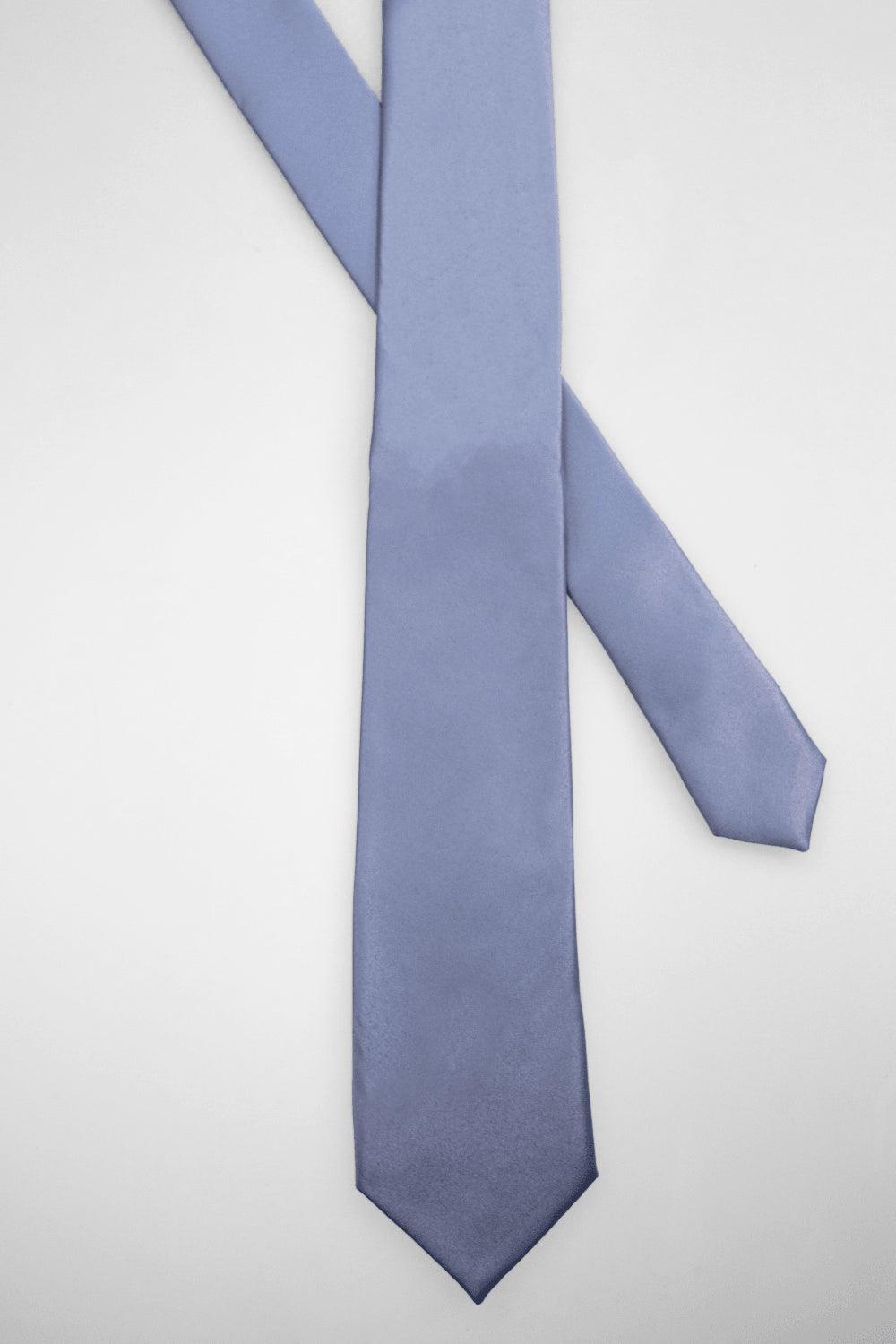 Plain lavender tie set