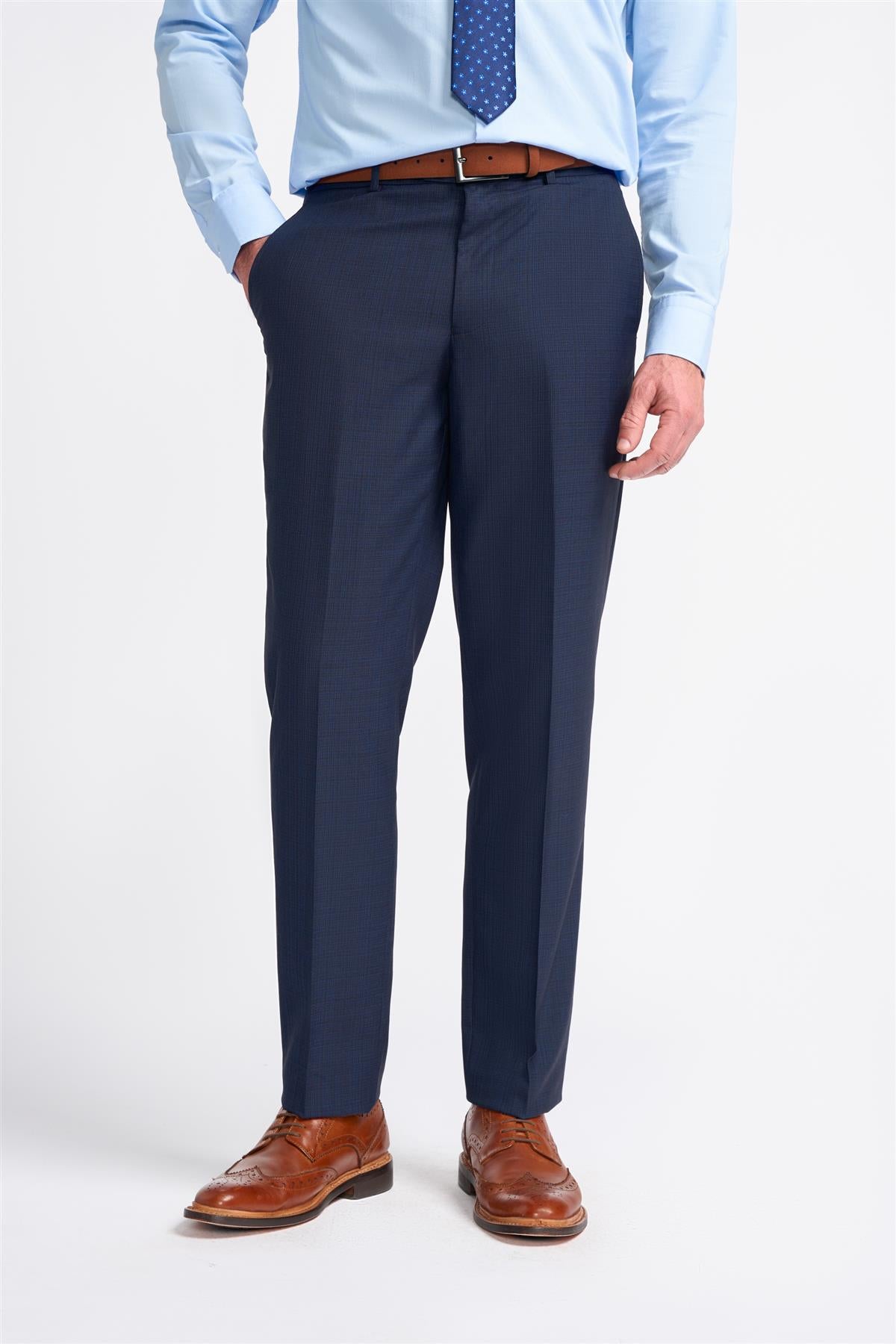 Seeba Navy Trousers