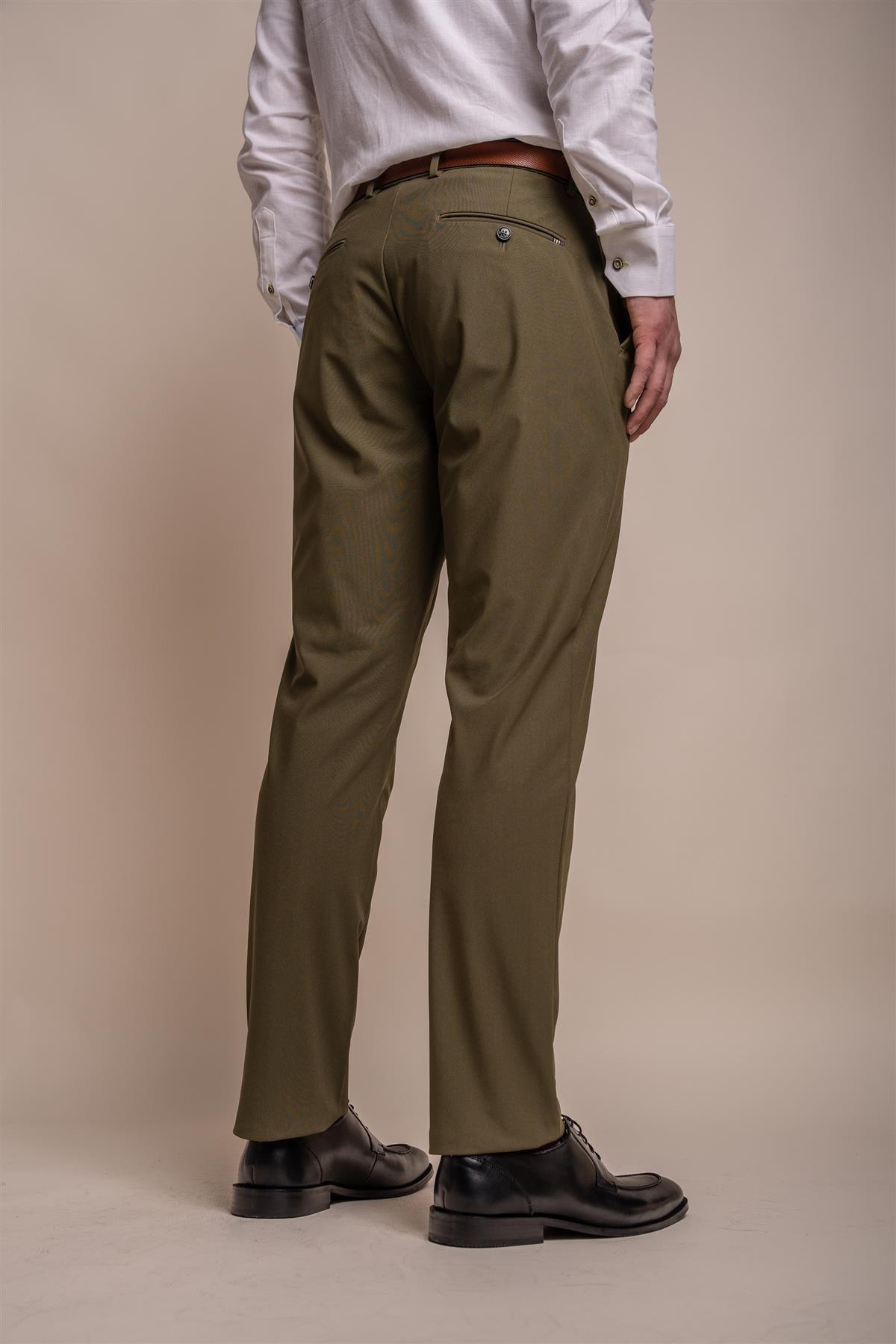 Men's Tall Super Skinny Khaki Trouser | Boohoo UK