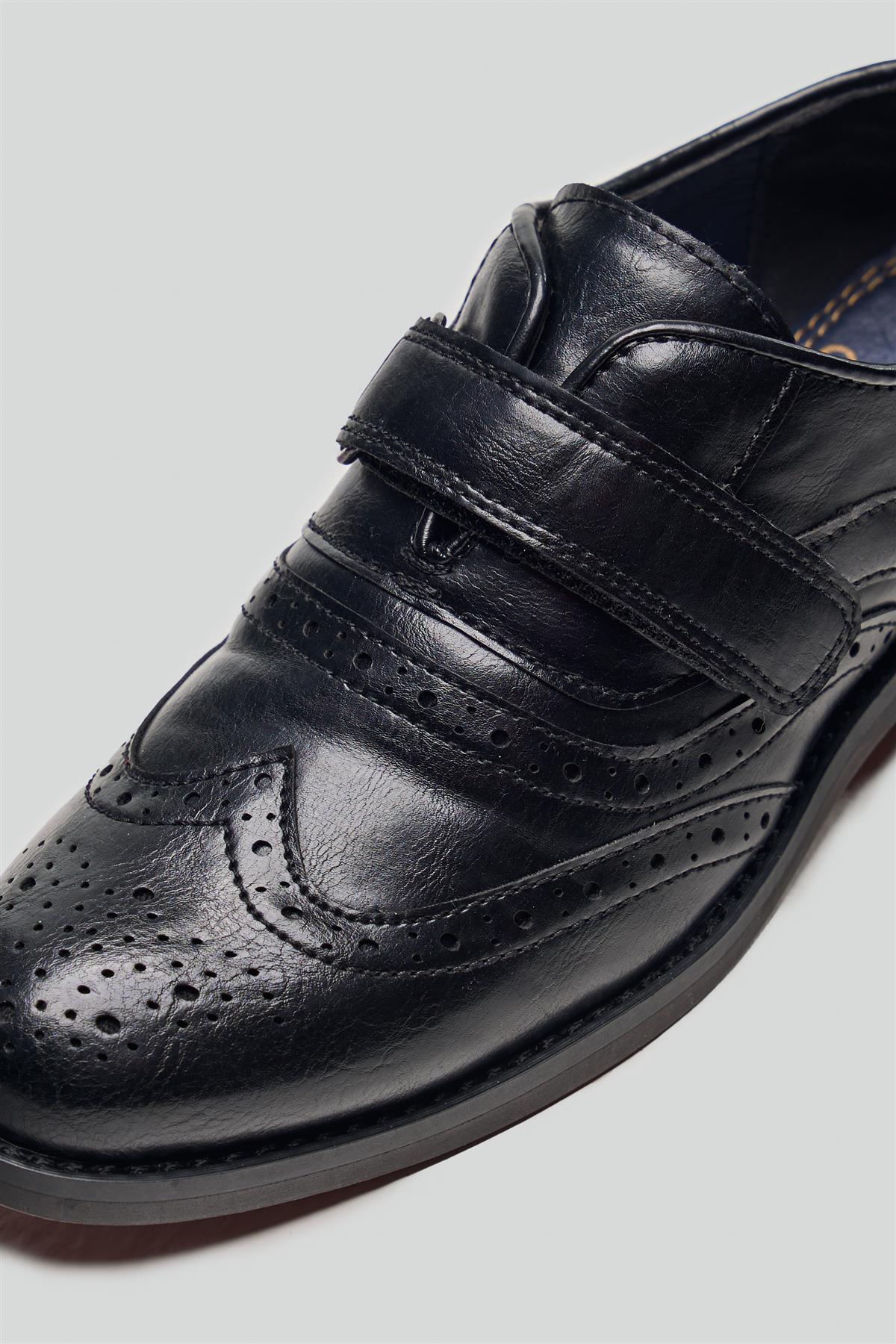 Boys Russel Black Shoes