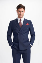 Bond Navy Double Breasted Blazer