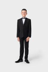 Boys Malibu Tuxedo Black Two Piece Suit